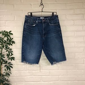 GOOD AMERICAN Bombshell Bermuda shorts (Blue 367)